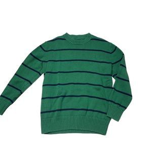 GAP Green and Blue Striped Kids Sweater